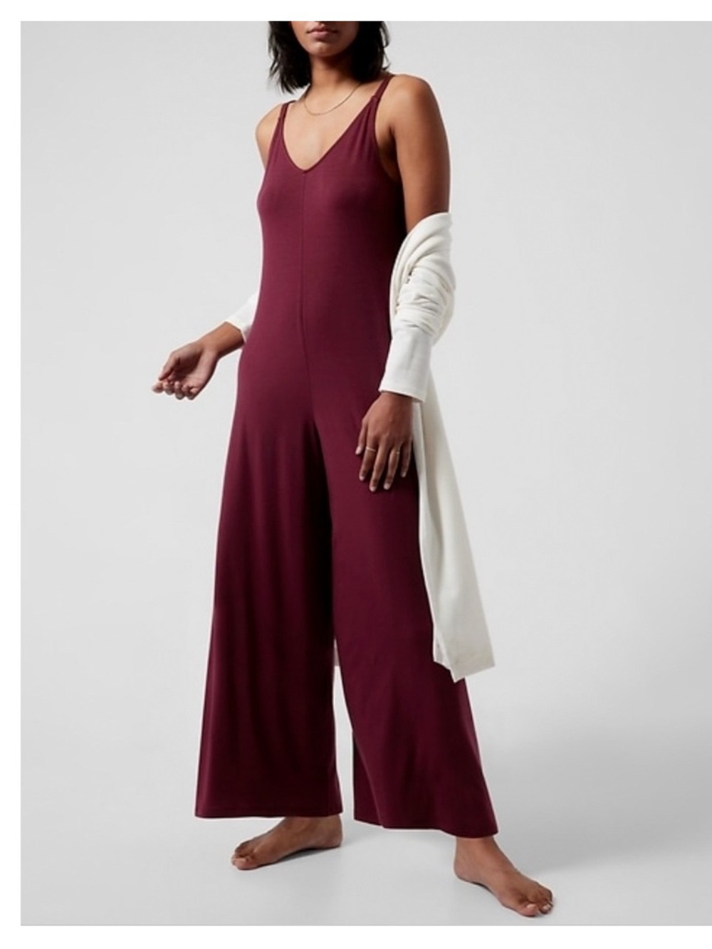 Athleta Jumpsuit in Burgundy - Women